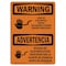 Signmission OSHA Warning Sign, 10" H, 14" W, Risk Of Electrical Shock Disconnect, Landscape, WS-D-1014-L-12821 OS-WS-D-1014-L-12821 - alternate 1